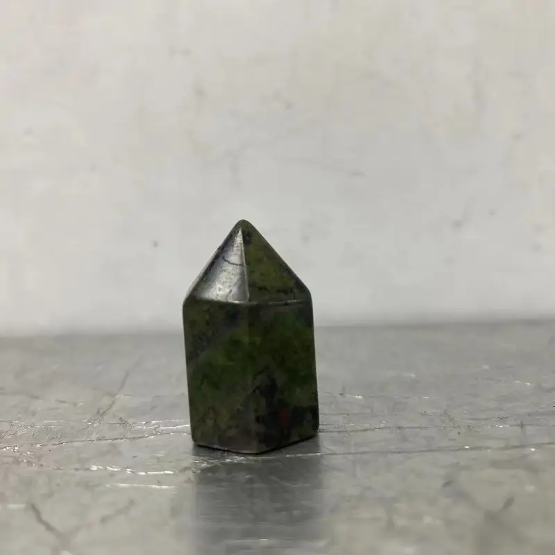 small natural crystal tower