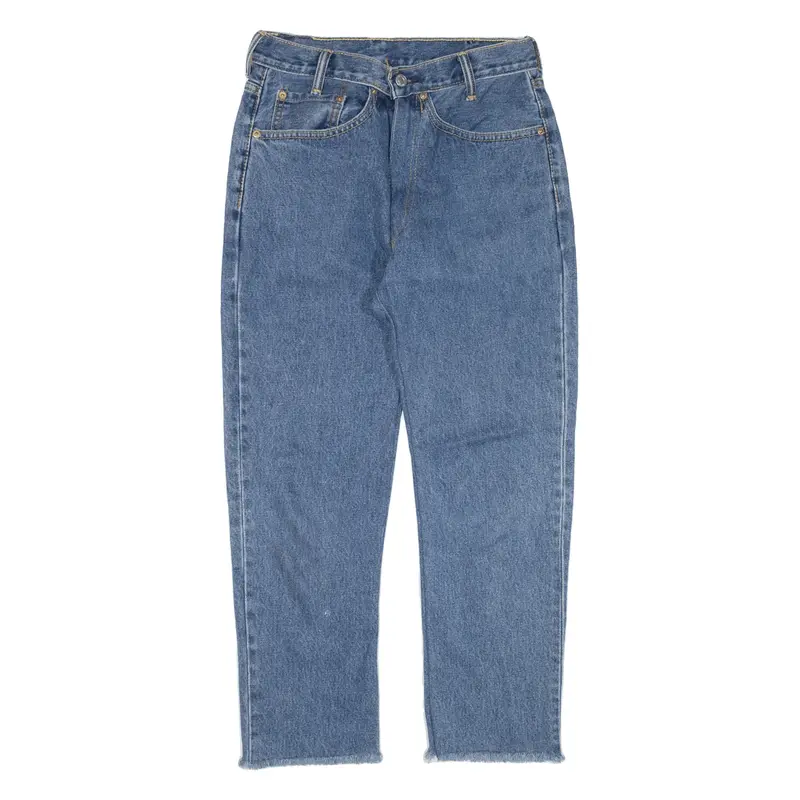 LEVI'S Altered 550 Jeans Blue Denim Regular Straight Womens W26 L24