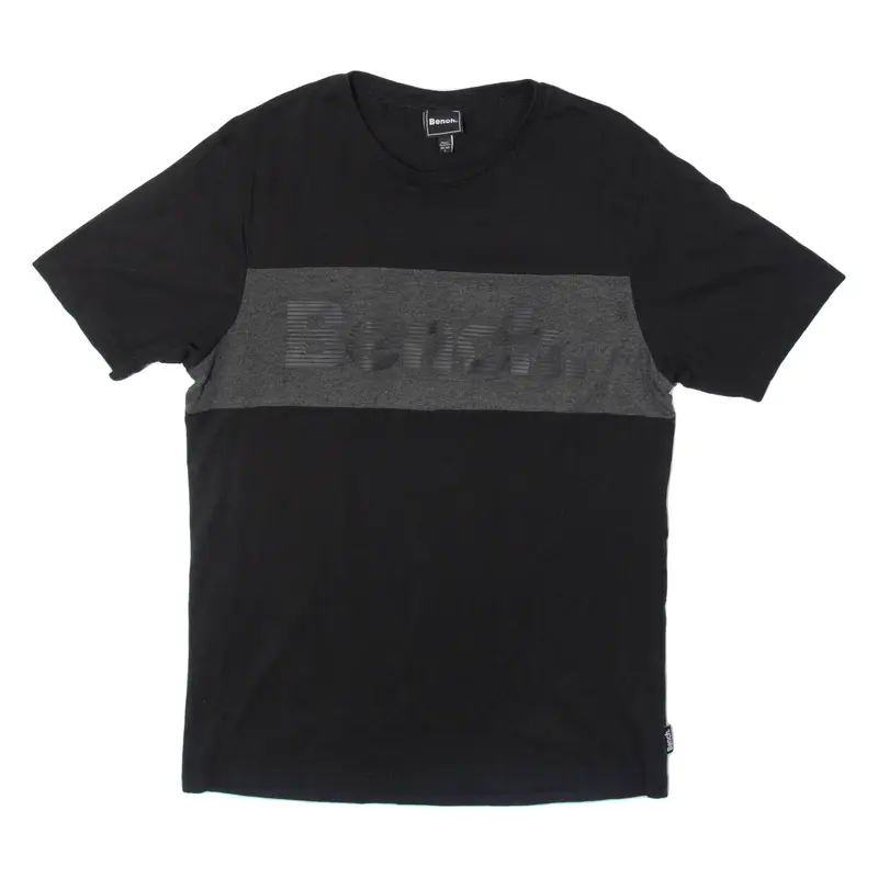 BENCH Mens T-Shirt Black L