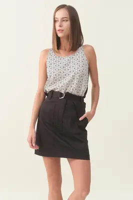 Multi-Way Tank Top - Black Print | Size: XS