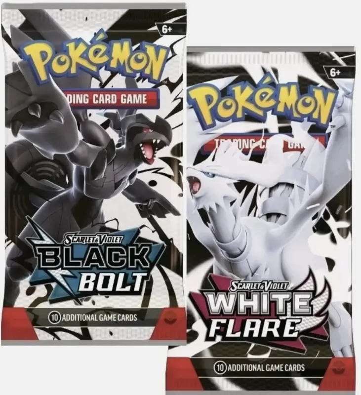 Black Bolt or White Flare Booster Pack
