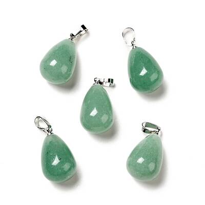 Natural Green Aventurine Pendants