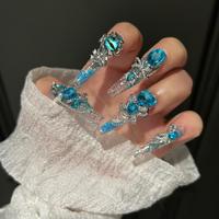 10 PCS Handmade Press On Nails REUSABLE, Detachable nail , Collection Series