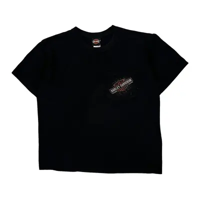 Arkansas Harley Davidson Graphic T-Shirt - XL Black Cotton