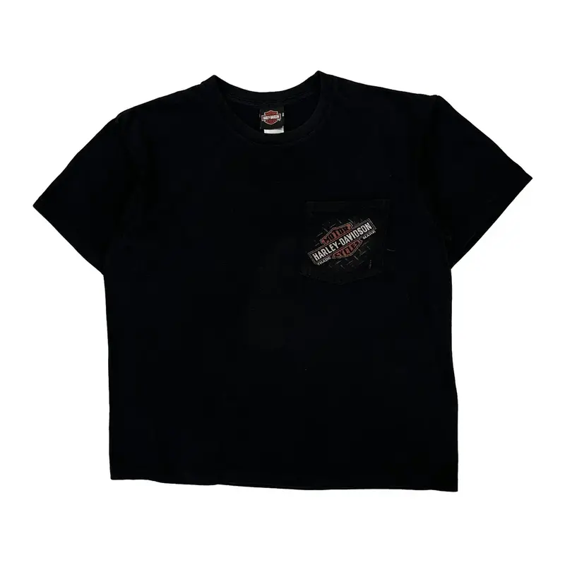 Arkansas Harley Davidson Graphic T-Shirt - XL Black Cotton
