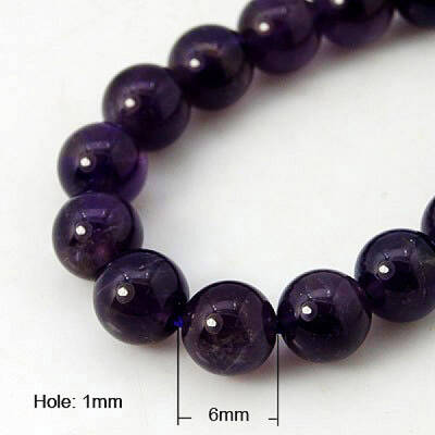 Natural Amethyst Beads Strands