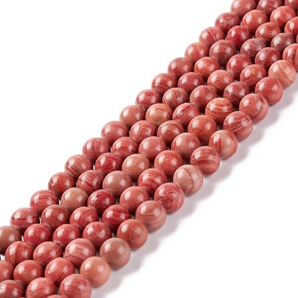 Natural Silver Line Jasper Beads Strands