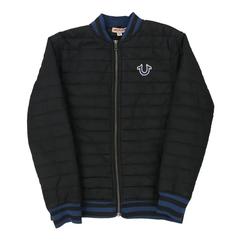 Age 10-12 True Religion Puffer - Medium Black Polyester
