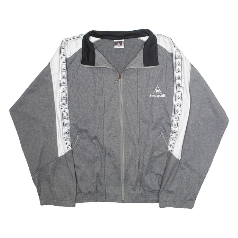 LE COQ SPORTIF Mens Track Jacket Grey L