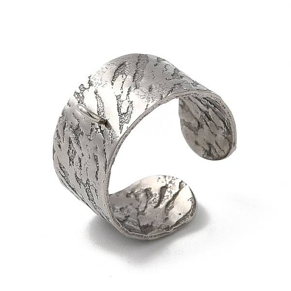 Tarnish Resistant 304 Stainless Steel Cuff Ring Settings