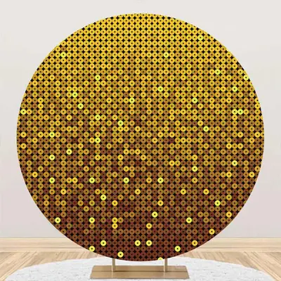 Modern Simple Golden Glitter Bokeh Birthday Backdrop - Aperturee