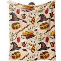 Cartoon Pattern Flannel Throw Blanket, Soft Cozy Thickened Flannel Blanket with Storage Bag, Multifunctional Blanket for Bed,...