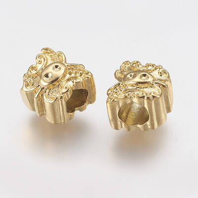 Ion Plating(IP) 304 Stainless Steel European Beads