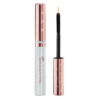 Naj Oleari Sparkling Queen Eyeliner & Glitter Mascara 2 In 1 01 - Sidereal Silver