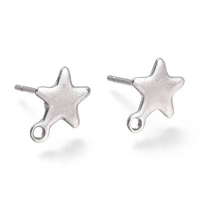 Non-Tarnish 304 Stainless Steel Stud Earring Findings