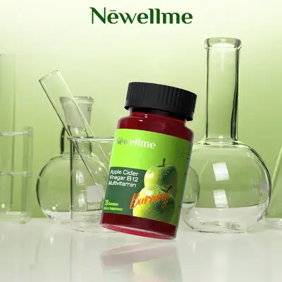 Apple cider Vinegar Gummy Energy and Gut Health - Gut Health - supports digestion, detoxification and cleansing - B12 is an e...