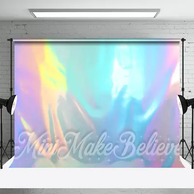 Multicolored Laser Light Valentines Day Backdrop - Aperturee