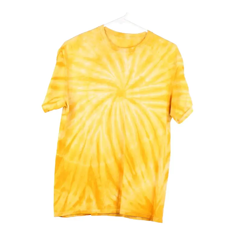 Unbranded Tie-Dye T-Shirt - Small Yellow Cotton