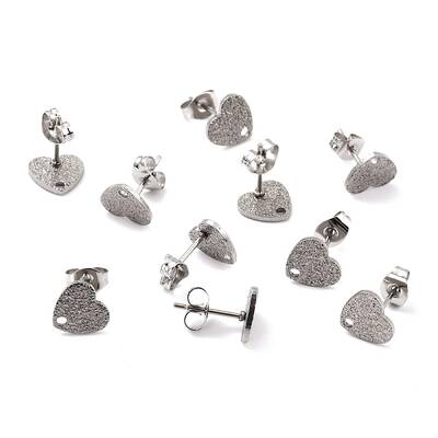 Non-Tarnish 304 Stainless Steel Stud Earring Findings