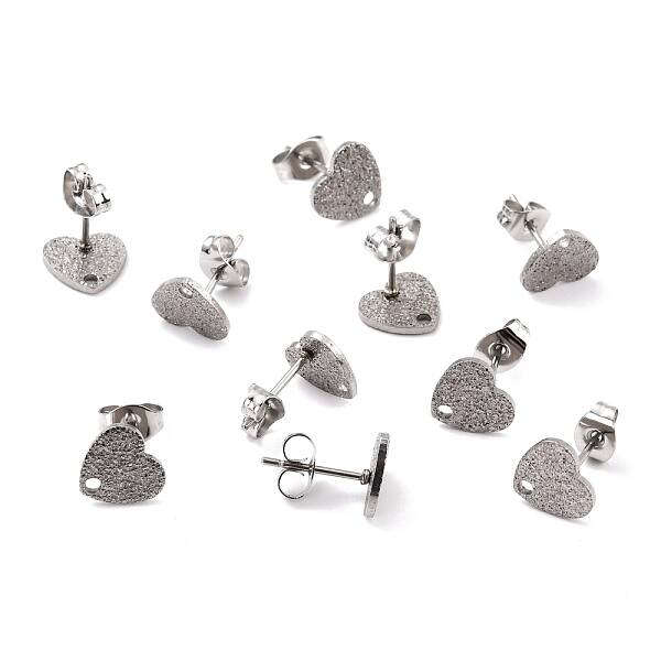Non-Tarnish 304 Stainless Steel Stud Earring Findings