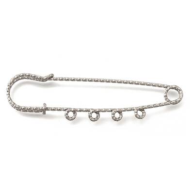 304 Stainless Steel Safety Pins Brooch Findings