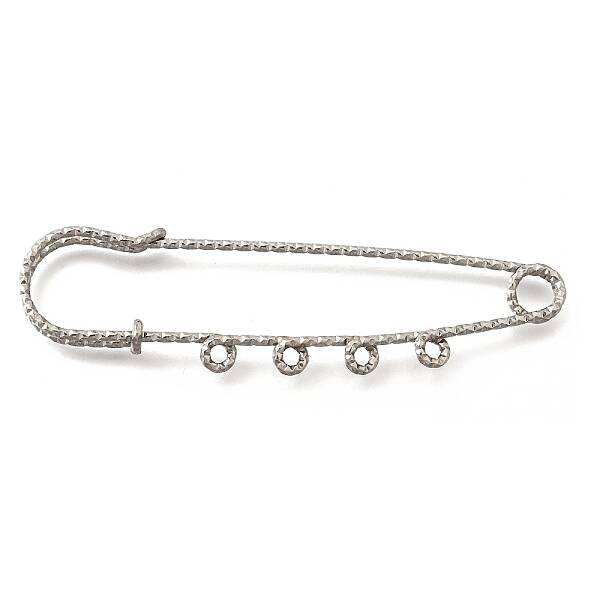 304 Stainless Steel Safety Pins Brooch Findings