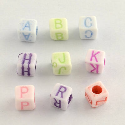 Colorful Craft Style Acrylic Beads