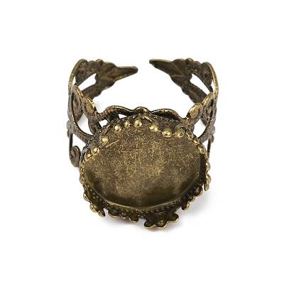 Cuff Brass Ring Cabochon Settings