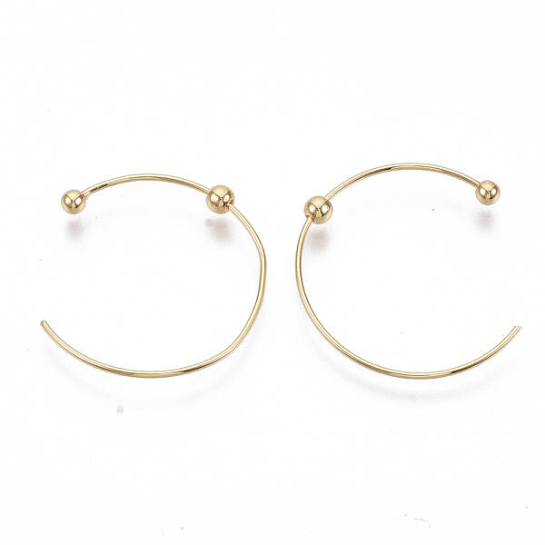 Brass Stud Earrings