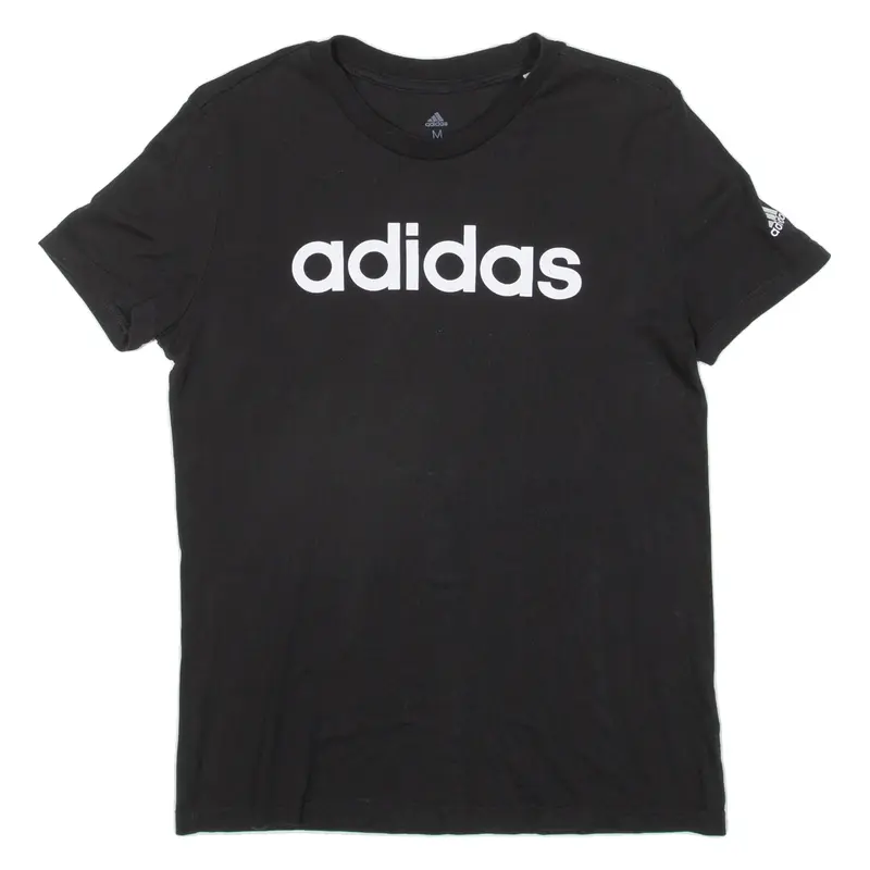 ADIDAS Womens T-Shirt Black M