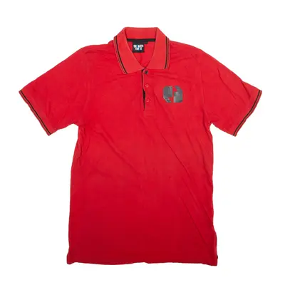 SNEAKER FREAK Polo Shirt Red Short Sleeve Mens L