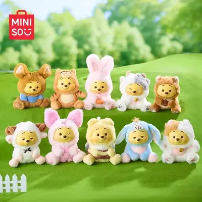 Disney Winnie the Pooh Prank Party Series Soft Vinyl Plush Blind Box Keychain – Cute Collectible Bag Charm for Kids & Fans ...