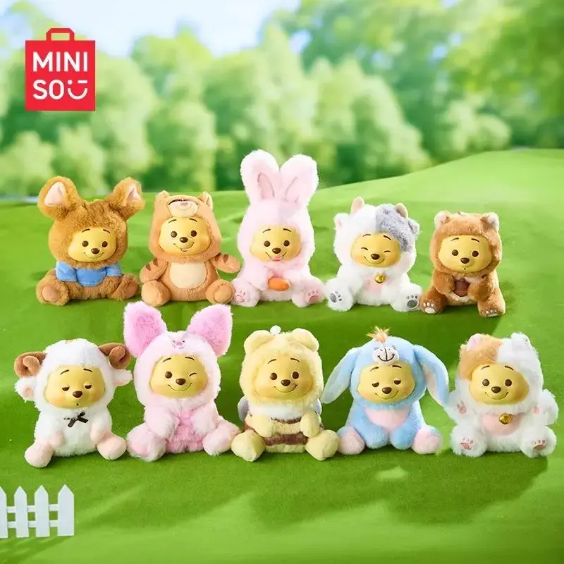 Disney Winnie the Pooh Prank Party Series Soft Vinyl Plush Blind Box Keychain – Cute Collectible Bag Charm for Kids & Fans ...