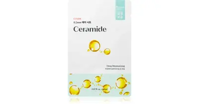 ETUDE 0.2 Therapy Air Ceramide Hydrating Fabric Face Mask to Restore Skin Barrier 20ml