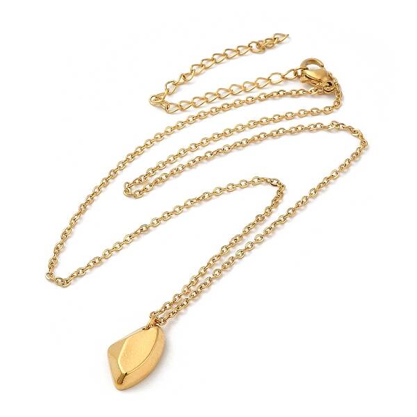 304 Stainless Steel Polygon Pendant Necklaces for Women
