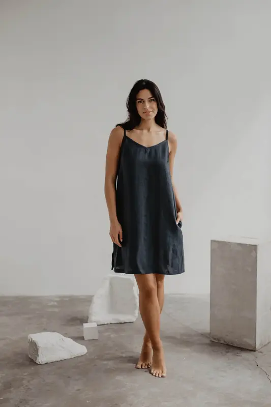 ZOE dress in Charcoal | Size: XS