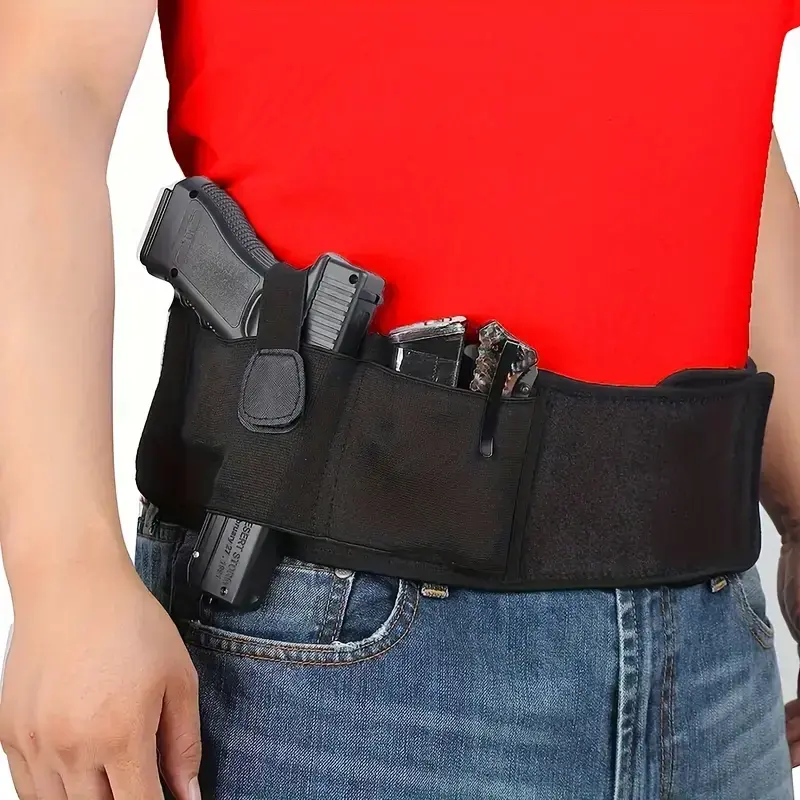 Quick Draw Holster for Right Hand - Secure Concealed Carry, Phone Pouch, Multipurpose Waist Holster - Perfect for Outdoor Adv...