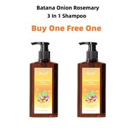 【Buy 1 Get 1 Free】Buiiti Batana Rosemary Onion Three - in - One Anti-Hair Fall HairLoss Treatment Shampoo,Oil Control Ant...