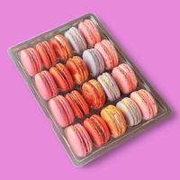 20 Pack of French Macarons - Amanda's Macaron Shoppe Assorted Macarons, 20 Count Gluten Free Sweet Snack Cookies
