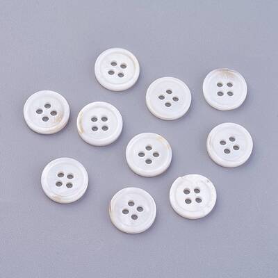 4-Hole Shell Buttons