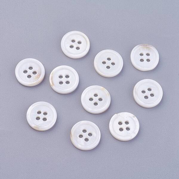 4-Hole Shell Buttons