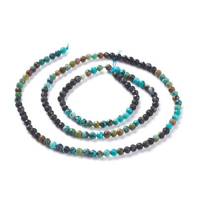 Natural HuBei Turquoise Beads Strands