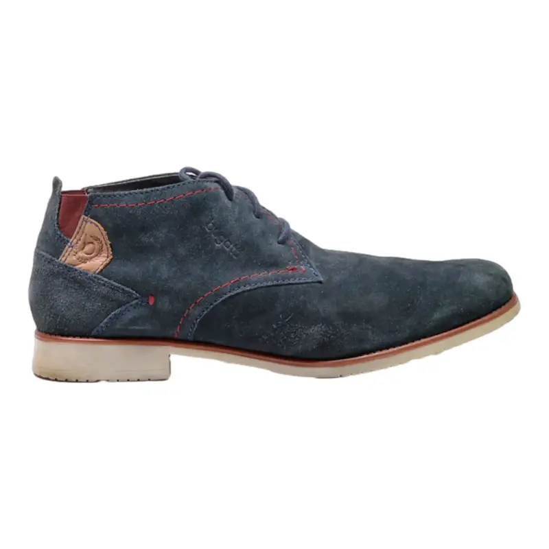 BUGATTI Desert Boots Blue Suede Mens UK 10