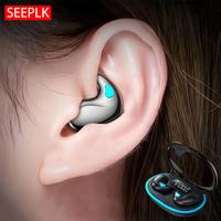 SEEPLK IPX7 Waterproof Sleep Headphones: Bluetooth 5.4 Noise Cancelling Earbuds w/Audio Connection, Traveling Gadgets for Gym...