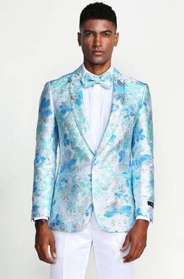Dusty Blue Groomsmen Suits - Dusty Blue Suits