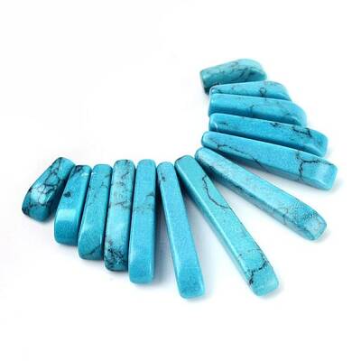 Synthetic Turquoise Pendants Sets