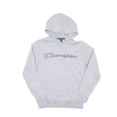 CHAMPION Hoodie Grey Pullover Mens S