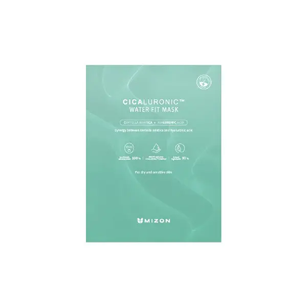 Mizon Hydrating face mask with hyaluronic acid Cicaluronic (Water Fit Mask) 24 g