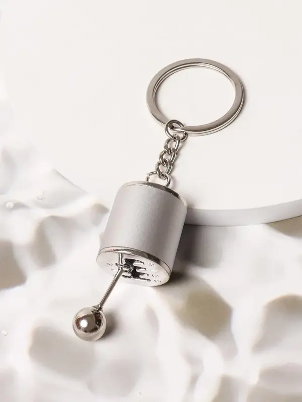 Men's Fall 2024 Car Gear Shift Design Keychain, Metal Car Pendant Keychains for Car Keys & Key Fob, Accessories for Men