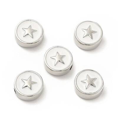 Brass Enamel Beads